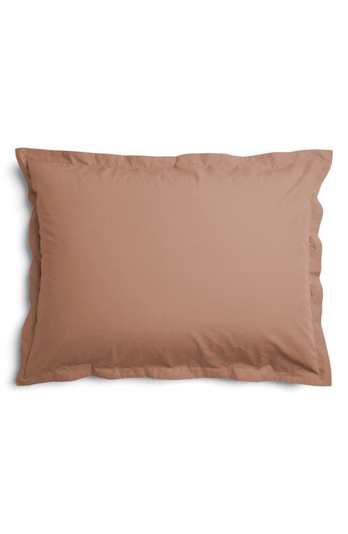Parachute Percale Sham Set In Adobe