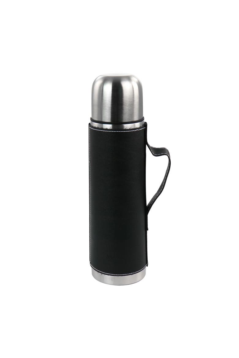 23oz Stainless Steel Thermal Travel Bottle, Main, color, Metallic Silver