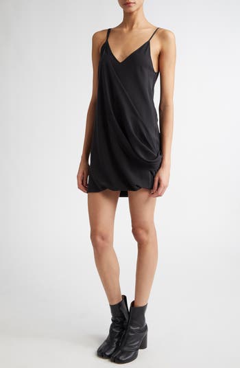 ワンピース MM6 MAISON MARGIELA SILK SLIP DRESS MM6 Maison Margiela Convertible Silk Slipdress | Nordstrom