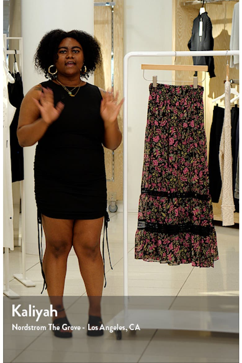 Misa Los Anglese Olivia Floral Tiered Skirt video