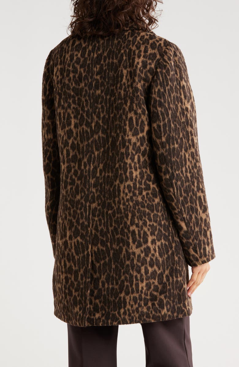 Missy Leopard Double Breasted Coat