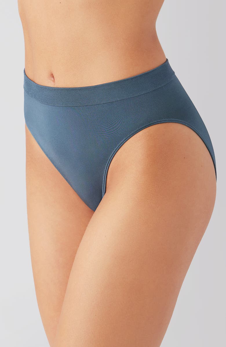 Wacoal B-Smooth<sup>®</sup> High Cut Briefs, Alternate, color, Dark Slate