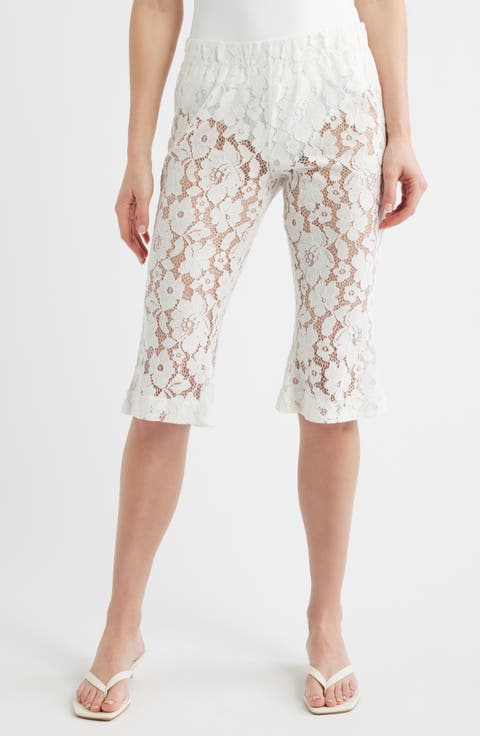 Isla Lace Capri Pants