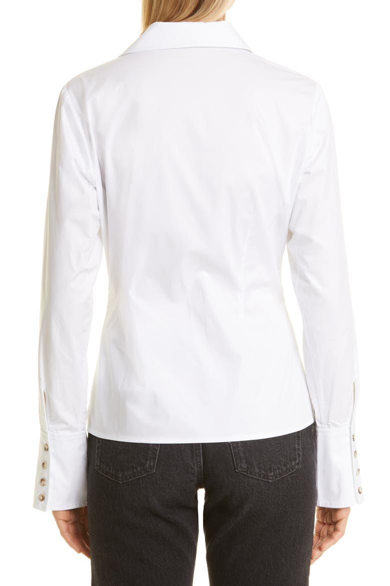 ANNIE BING Women's Tiffany Button-Up Shirt, Alternate, color, WHITE