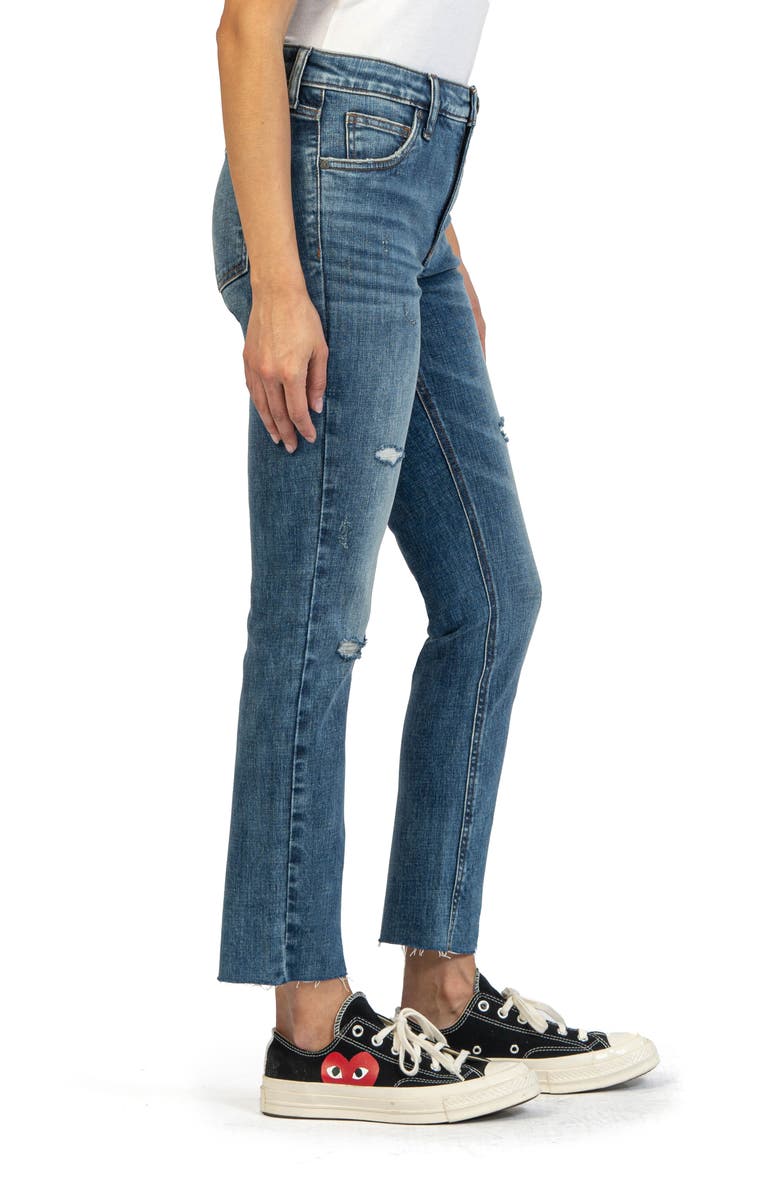 KUT from the Kloth Reese Fab Ab Distressed High Waist Ankle Jeans, Alternate, color,