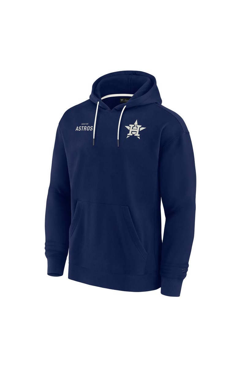 Fanatics Signature Unisex Fanatics Signature Navy Houston Astros Elements Super Soft Fleece Pullover Hoodie, Alternate, color, Navy