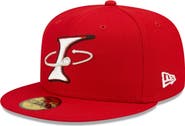 New Era Men's New Era Red Albuquerque Isotopes Alternate Logo Authentic Collection 59FIFTY Fitted Hat