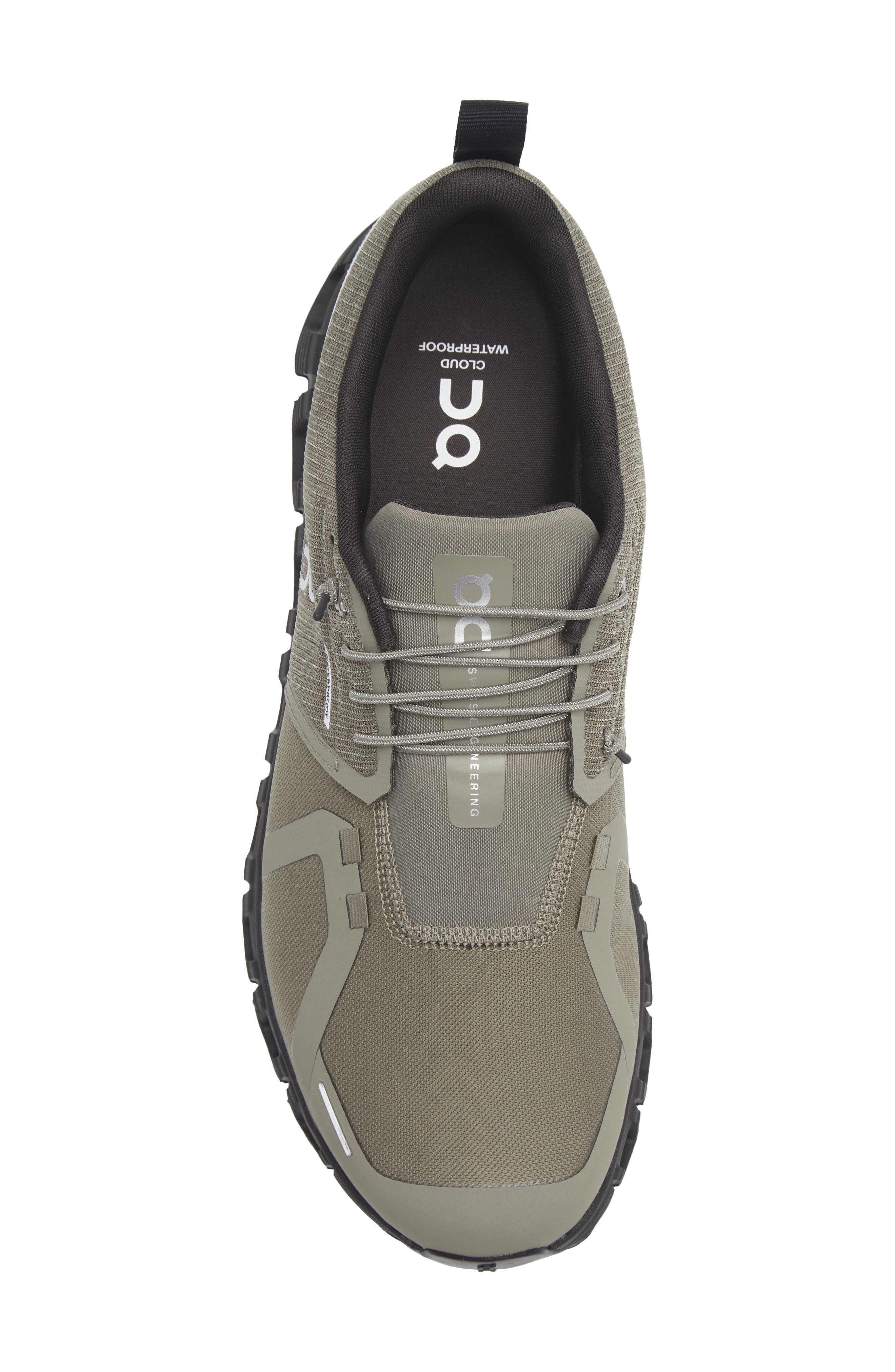 Cloud 6 Waterproof Sneaker, Alternate, color, OLIVE/ ESPRESSO