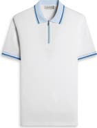 Bugatchi Quarter Zip Polo