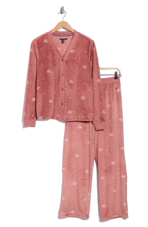 Tommy Hilfiger Long Sleeve Pajamas In Multi