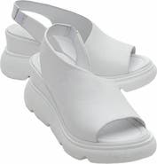 Forever & Always Shoes Agusto Leather Platform Sandal
