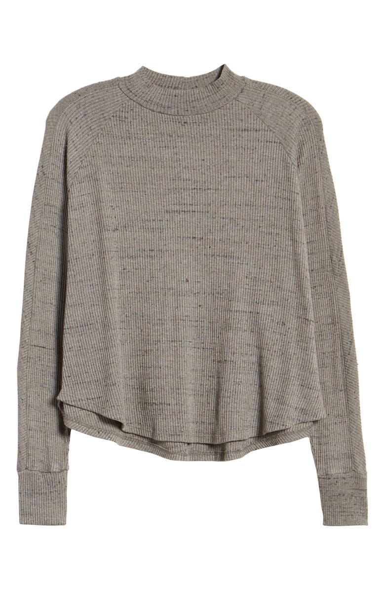 Treasure & Bond Space Dye Mock Neck Sweater, Alternate, color, 