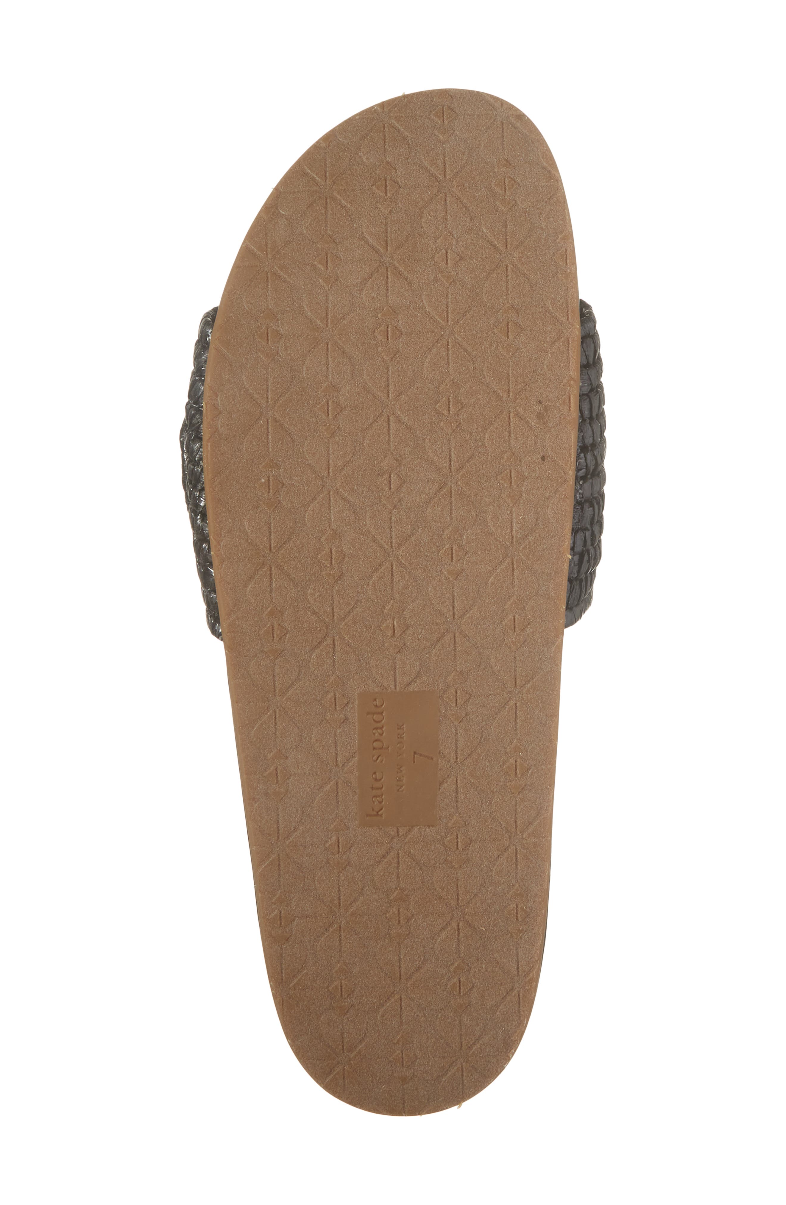 Kate Spade New York michelle slide sandal, Alternate, color, Black