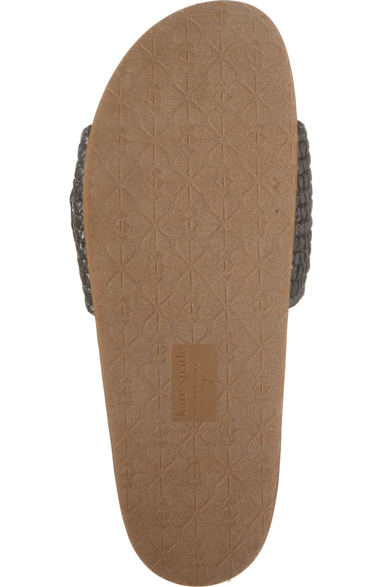 Kate Spade New York michelle slide sandal, Alternate, color, Black