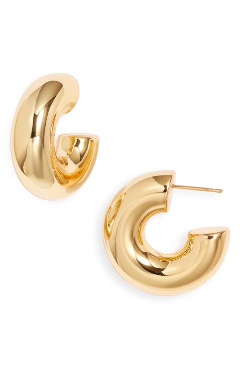 High Polish Chunky Hoop Earrings