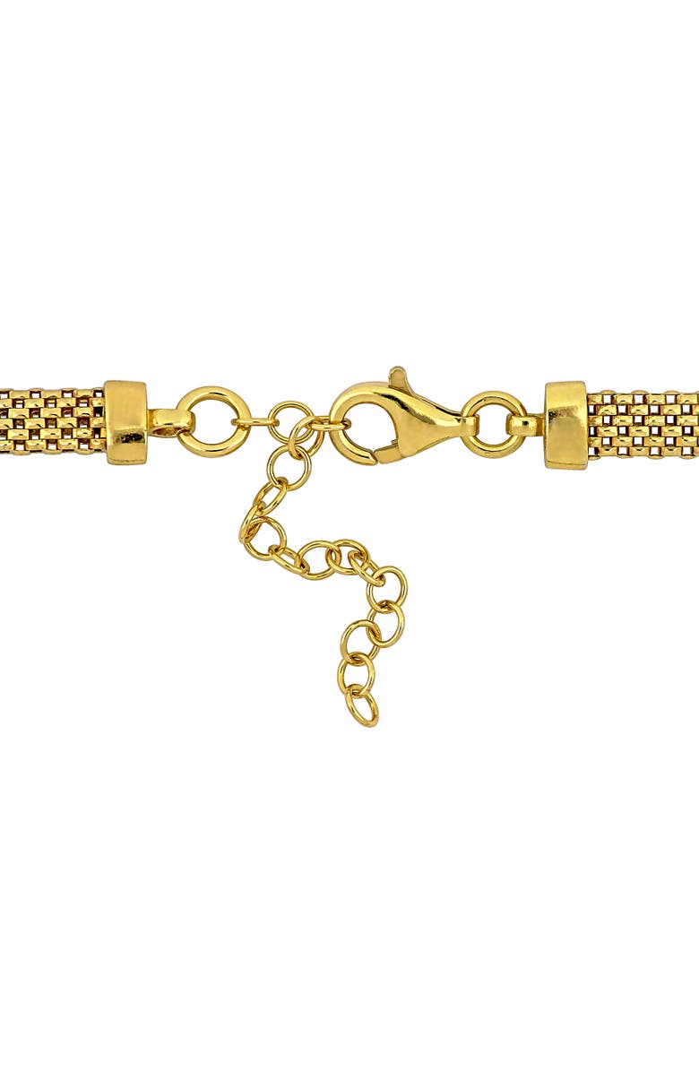 Julianna B. 7/8 CTW Cubic Zirconia Heart Necklace, Alternate, color, Yellow-Plated