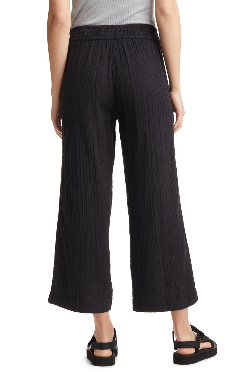 Rip Curl Premium Surf Cotton Beach Pants, Alternate, color, Black