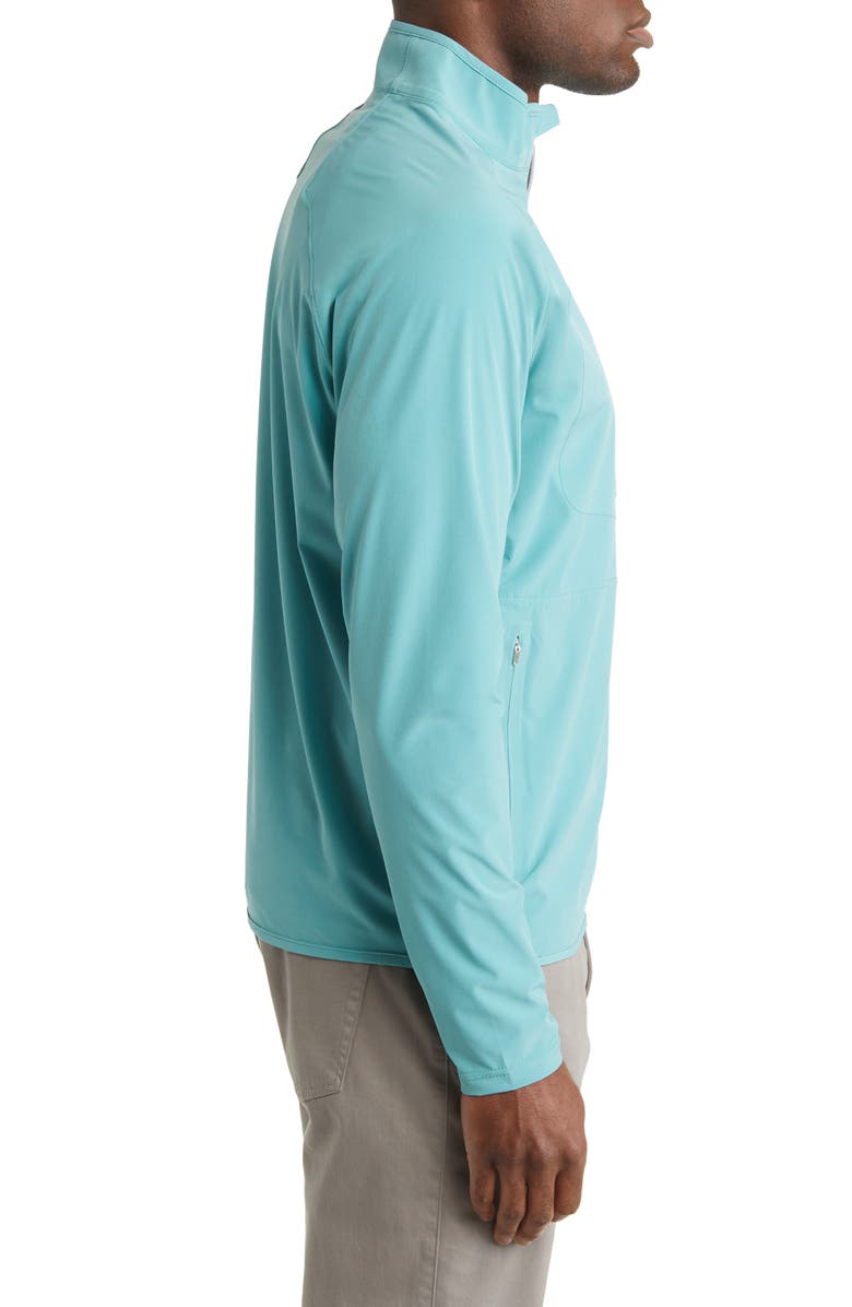 Peter Millar Crown Crafted Flex Adapt Wind & Water Resistant Half Zip Pullover, Alternate, color,