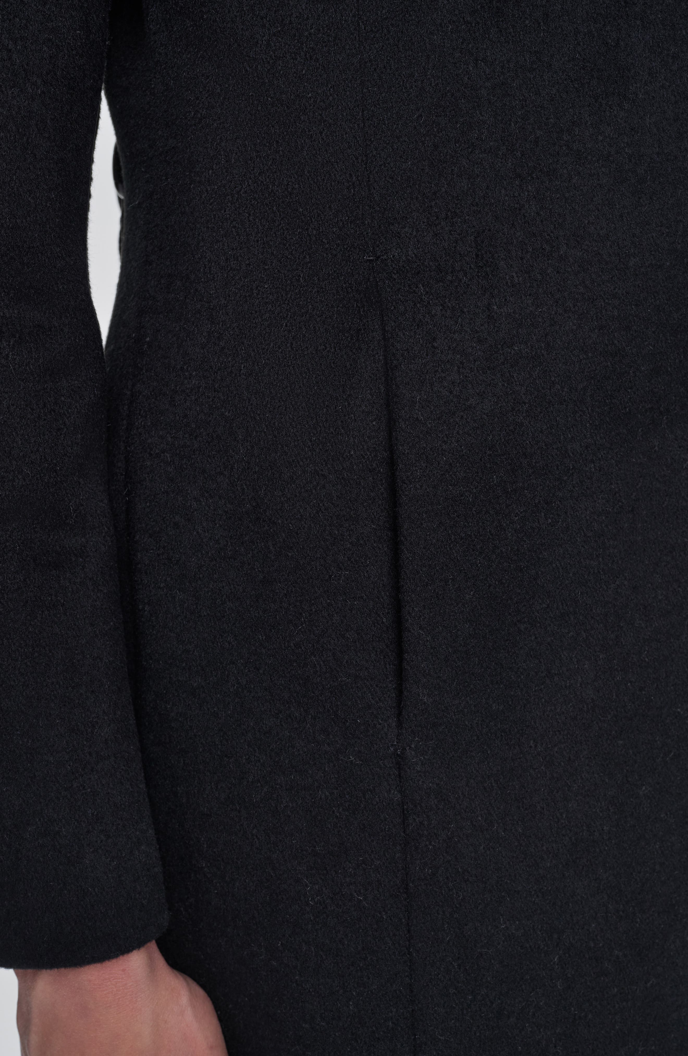 Женские куртки Cole Haan Signature Oversize Collar Wool Blend Coat — фото 4