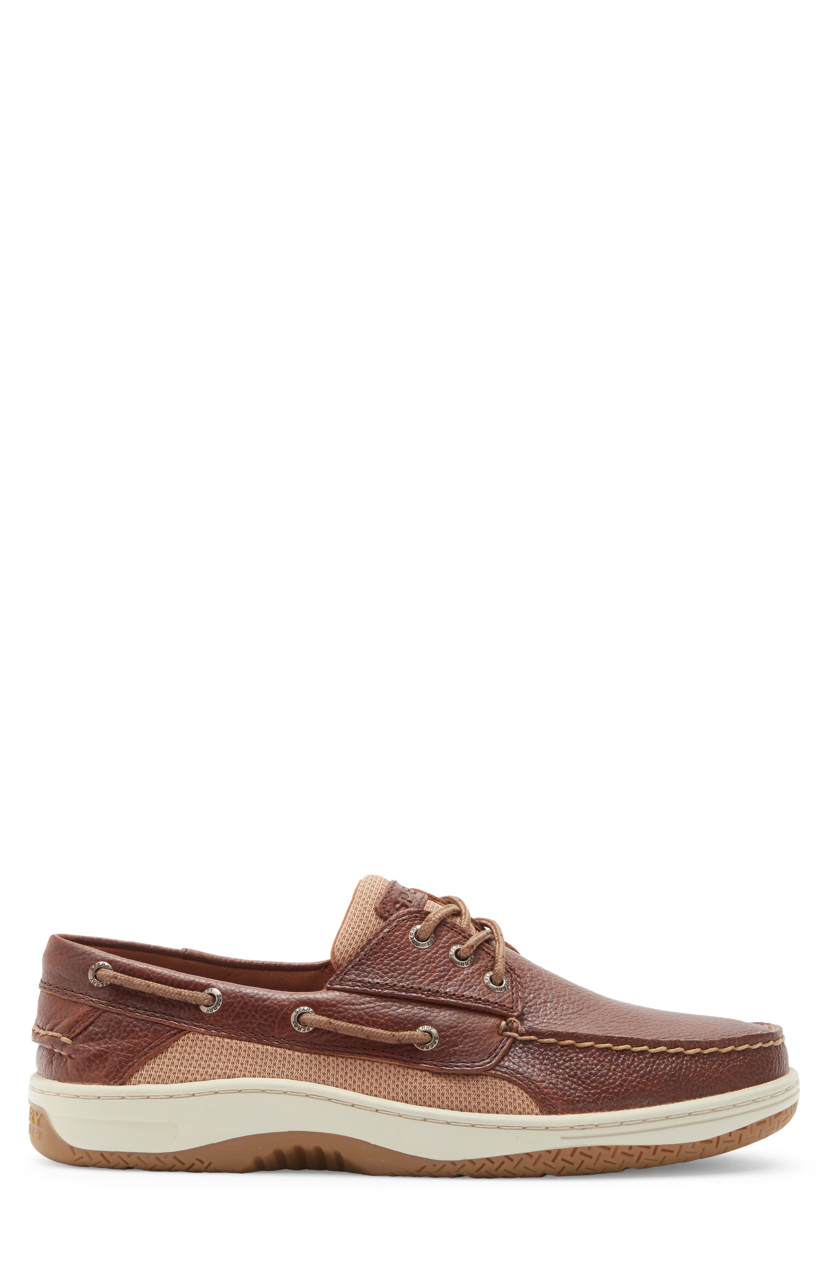 Sperry Billfish 3-Eye Boat Shoe, Alternate, color, Brown