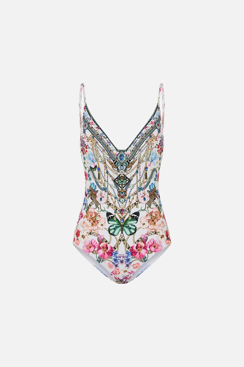 Wired V Neck One Piece Monserrate Magic, Alternate, color, Monserrate Magic