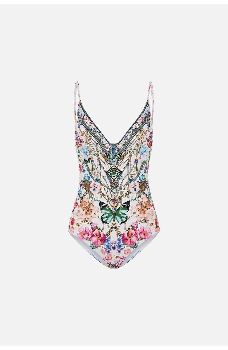 Camilla Wired V Neck One Piece Monserrate Magic, Alternate, color, 