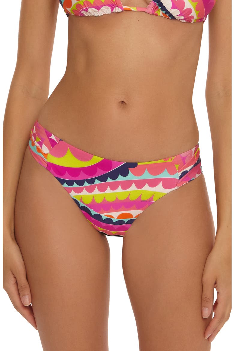 Aphrodite Side Tab Hipster Bikini Bottoms, Main, color, MULTI