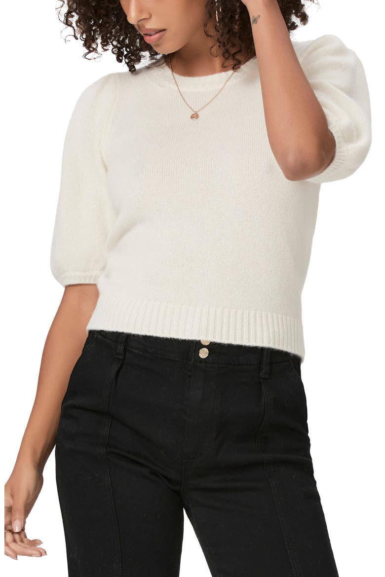 Lucerne Elbow Sleeve Sweater, Main, color, IVORY