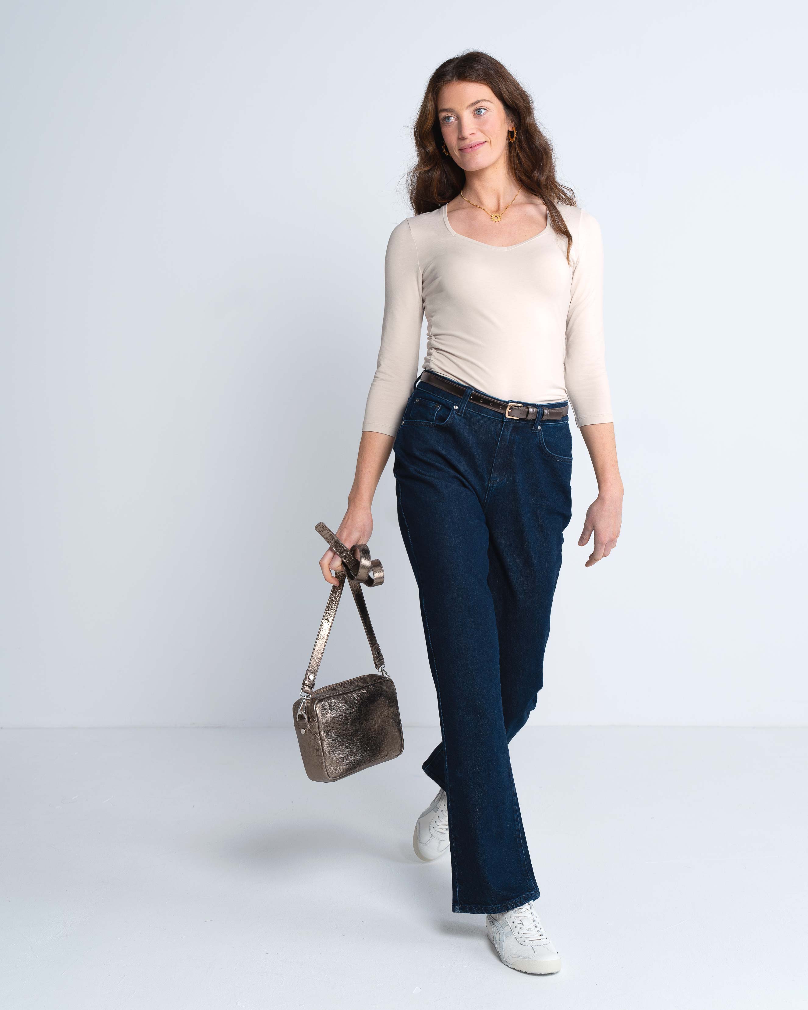 Cross Body Bag, Alternate, color, Pewter Metallic