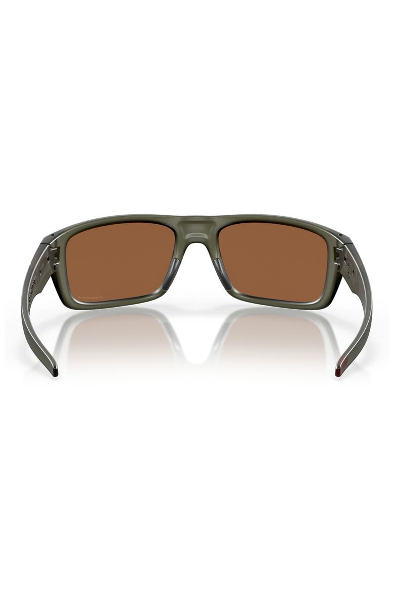 Drop Point 61mm Prizm Rectangle Sunglasses, Alternate, color, MATTE OLIVE INK / PRIZM