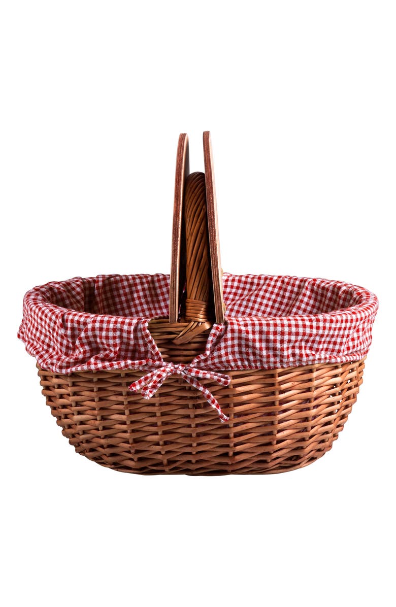 Picnic Time Country Wicker Picnic Basket, Alternate, color, 