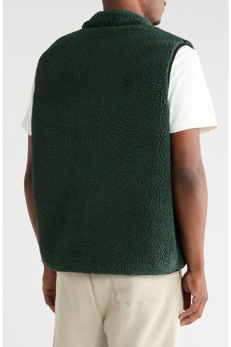 Wordmark Fleece Vest, Alternate, color, PINE