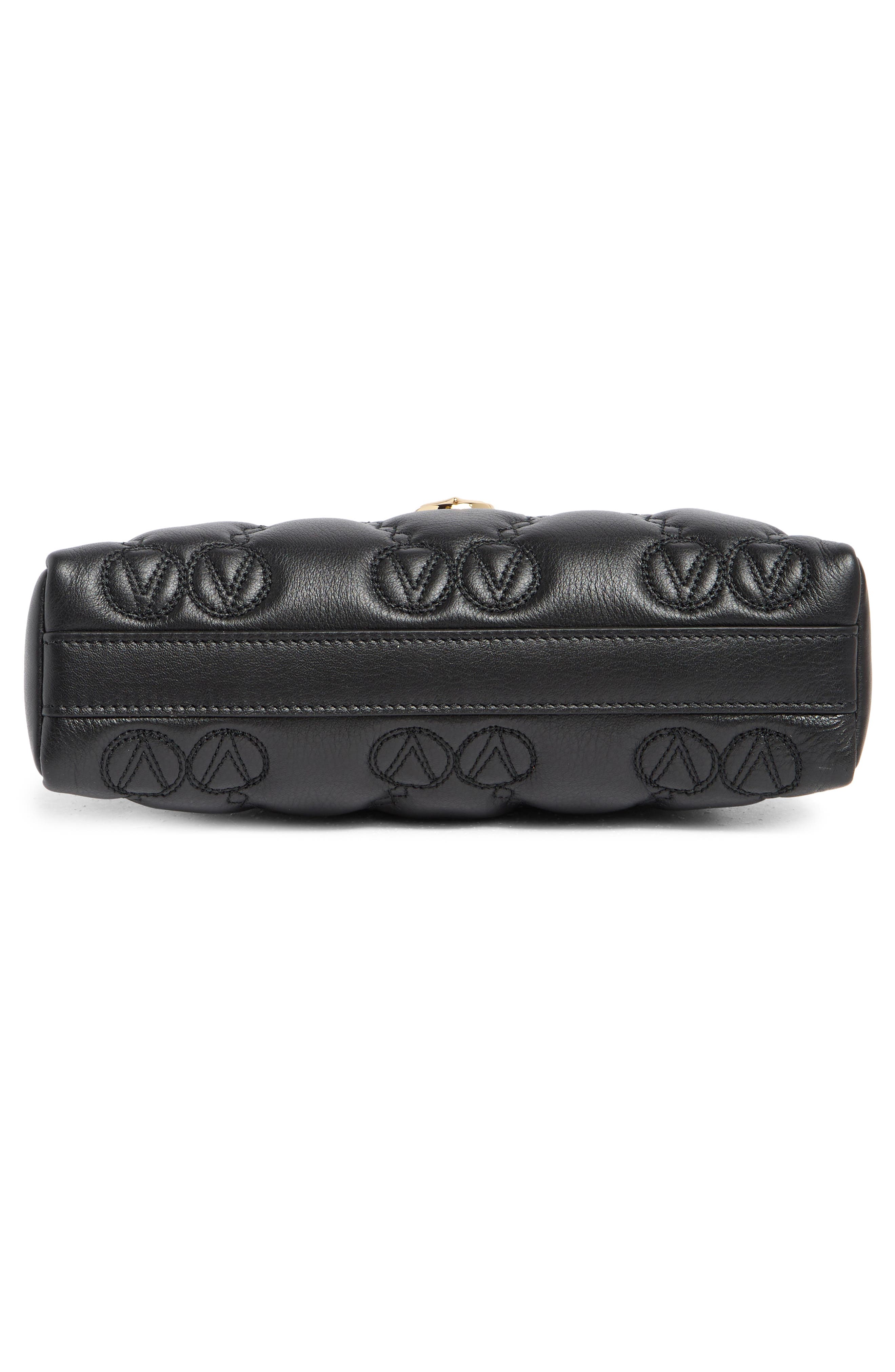 VALENTINO BY MARIO VALENTINO Anaias Monogram Leather Shoulder Bag, Alternate, color, 