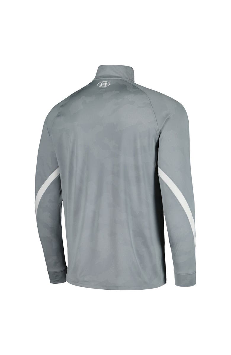 Under Armour Men's Under Armour Steel Maryland Terrapins Game Day Camo Raglan Quarter-Zip Top, Alternate, color, 