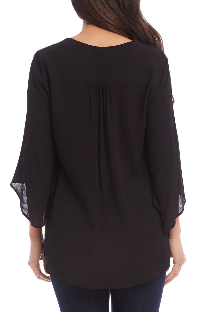 Karen Kane Asymmetric Hem Top, Alternate, color, 