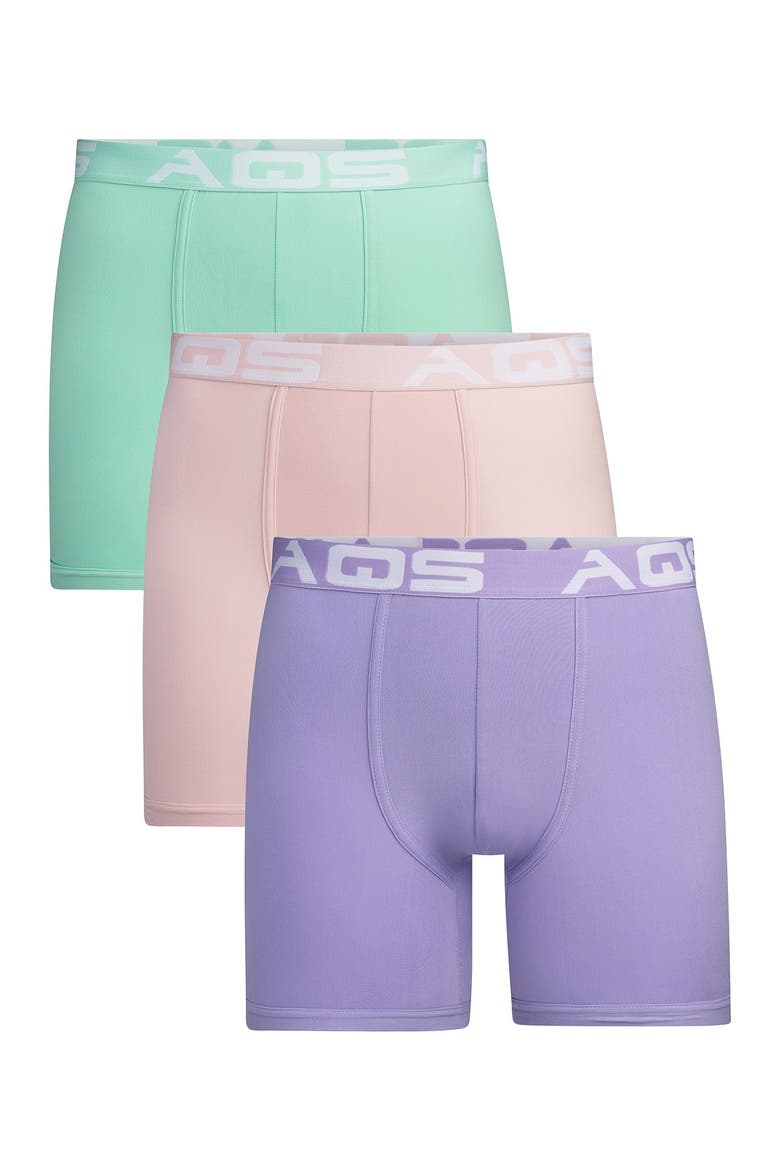 Classic Fit Boxer Briefs - Pack of 3, Main, color, LAVENDER/LIGHT PINK/MINT
