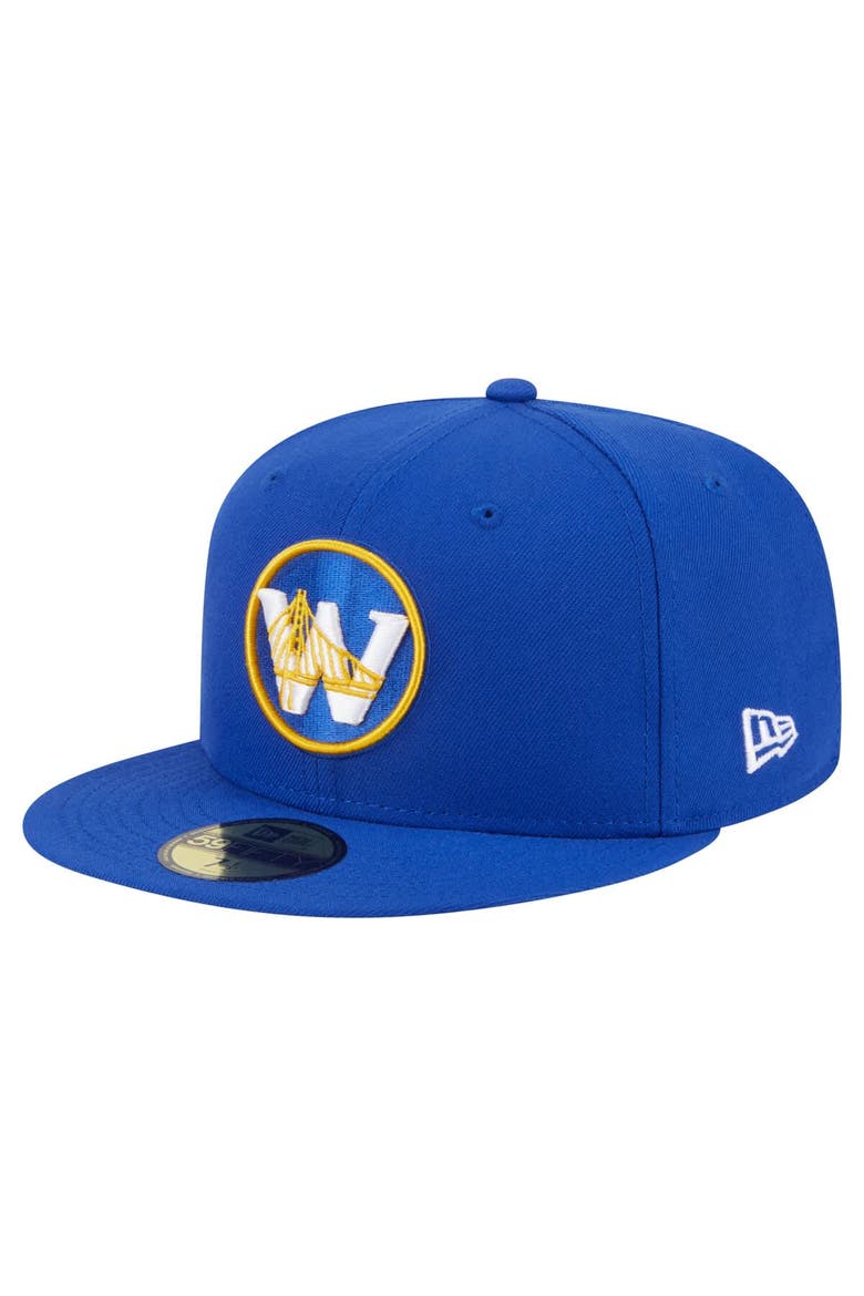 Men's New Era  Royal Golden State Warriors Deceptor 59FIFTY Fitted Hat, Alternate, color, Royal
