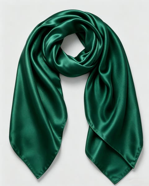 Pure Silk Classic Elegant Square Scarf