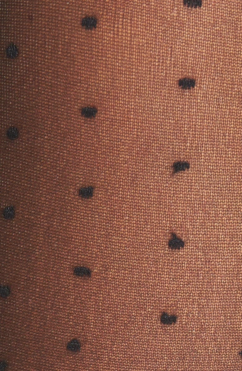 Chelsea28 Dot & Scallop Pantyhose, Alternate, color, 