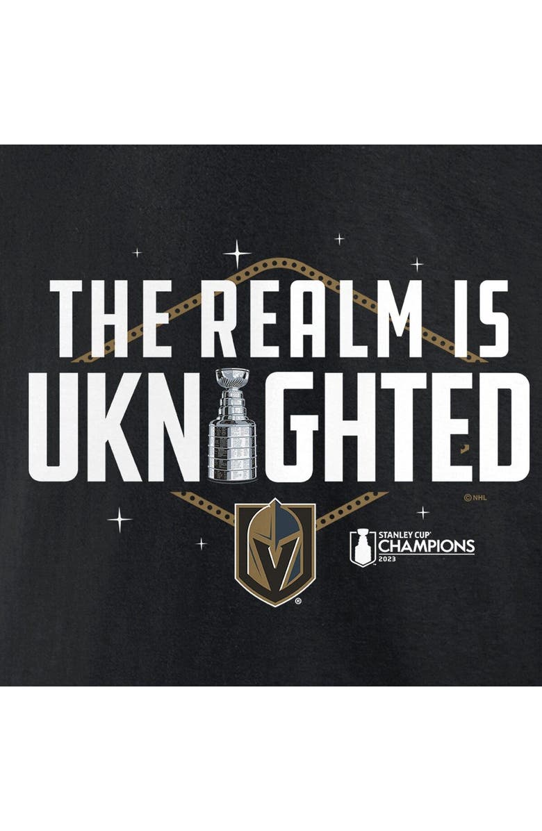 FANATICS Men's Fanatics Branded  Black Vegas Golden Knights 2023 Stanley Cup Champions In Charge T-Shirt, Alternate, color, 