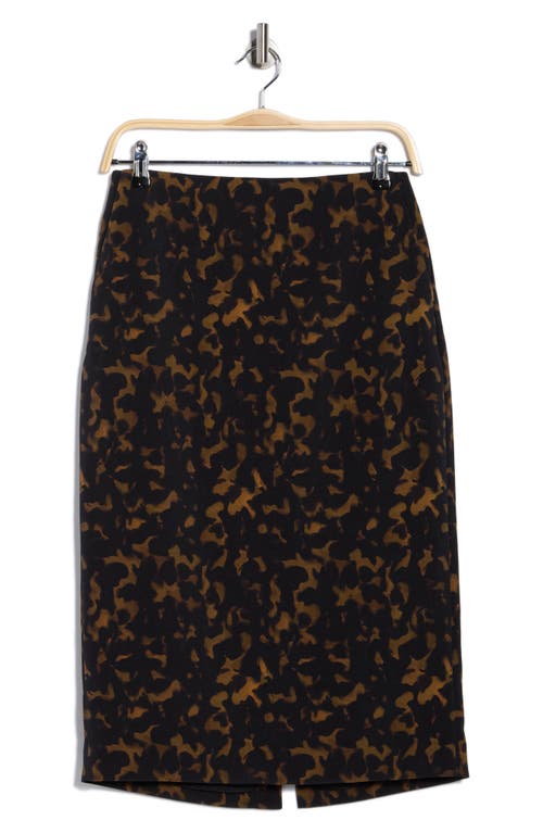Theory Tortoiseshell Pencil Skirt In Multi