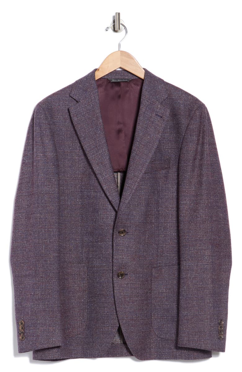 Jack Victor Morton Plaid Wool Blend Sport Coat, Alternate, color,