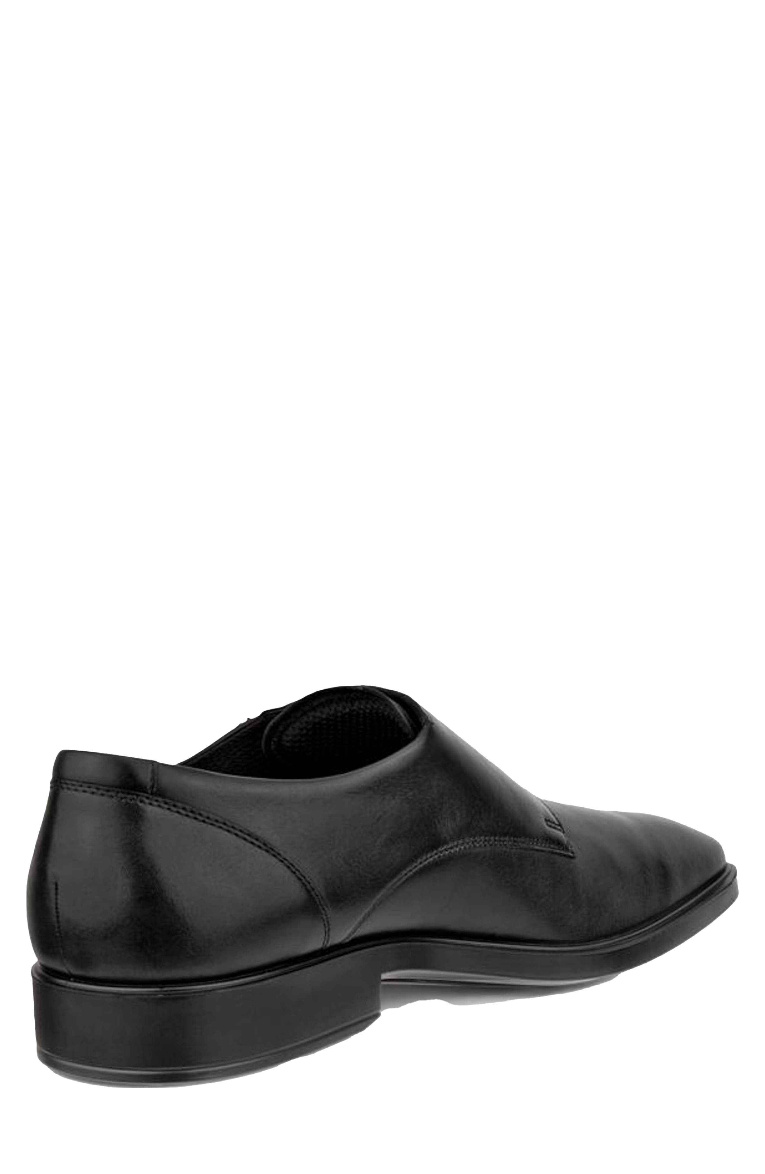 ECCO Metropole Milan Double Monk Strap Derby, Alternate, color, Black