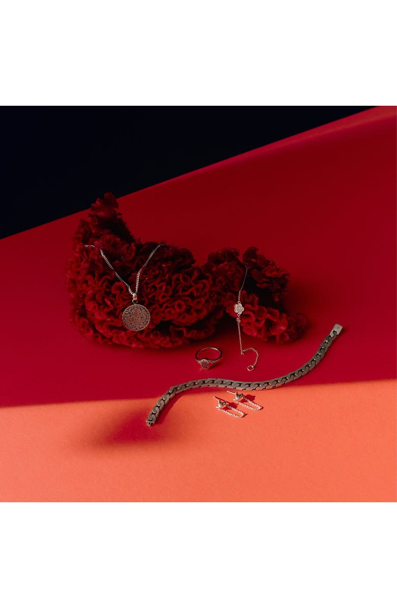 LOUPN Ehwa Floral Bracelet, Alternate, color, Silver