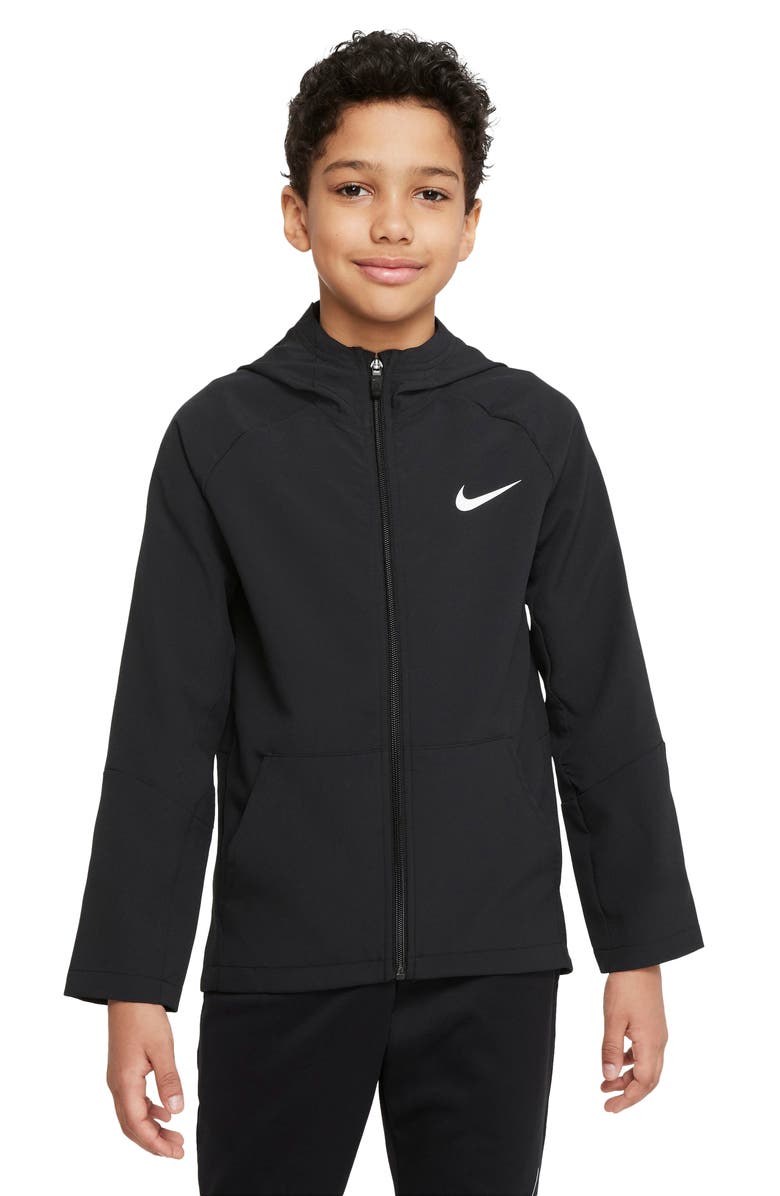 Nike Kids' Dri-FIT Woven Training Jacket, Main, color, 