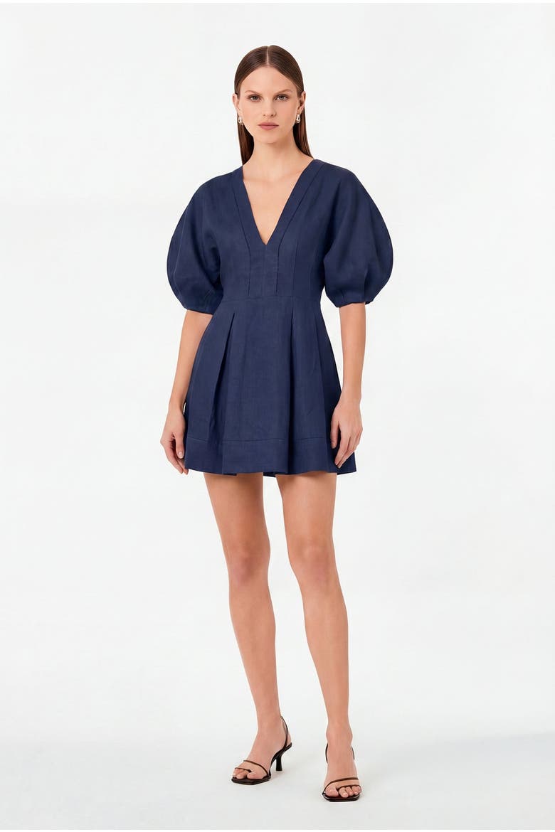 Josefa Dress, Alternate, color, Midnight