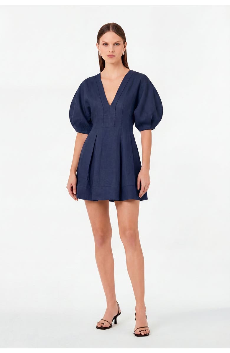 NICHOLAS Josefa Dress, Alternate, color, Midnight