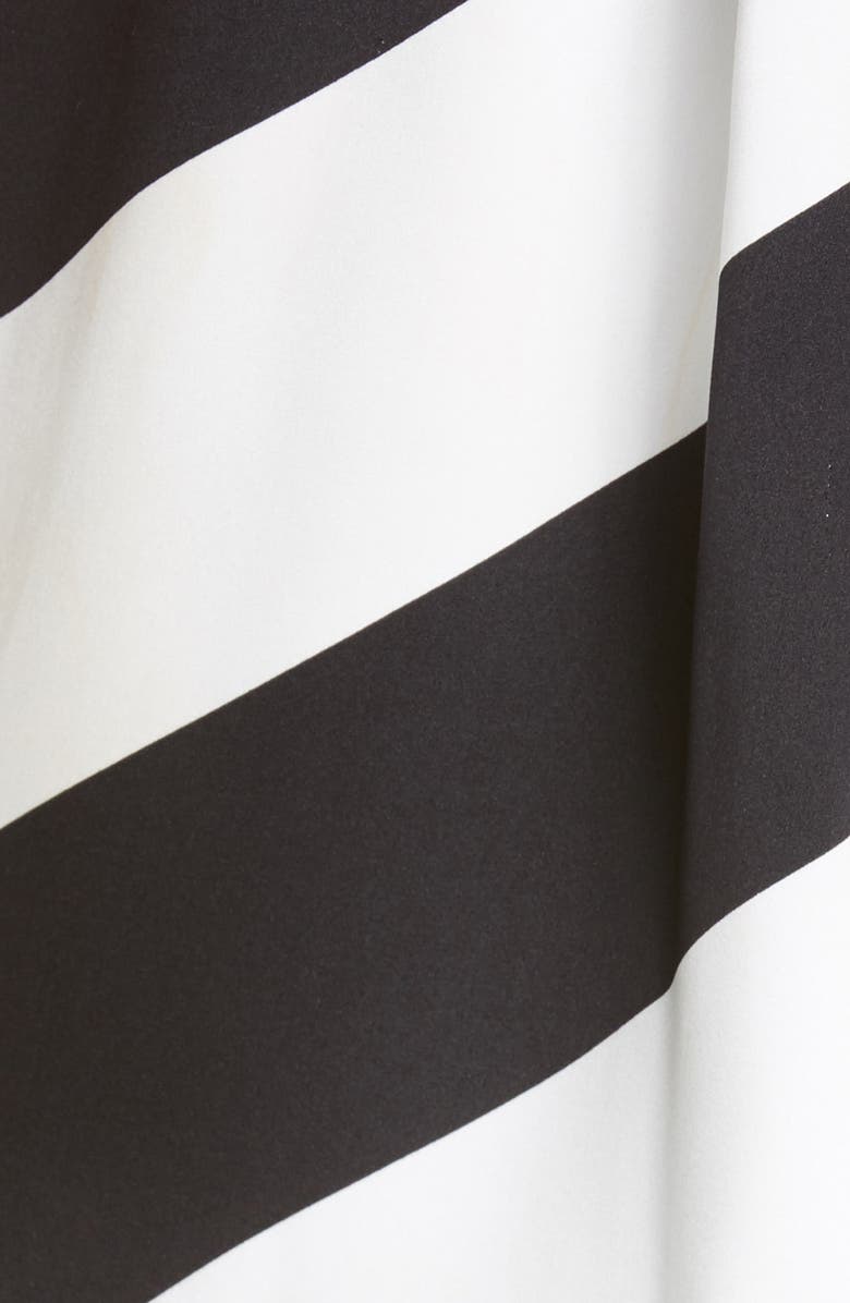 Saint Laurent Strapless Silk Minidress, Alternate, color, 