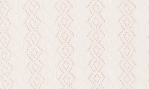 Splendid Cable & Pointelle Sleeveless Sweater In Neutral
