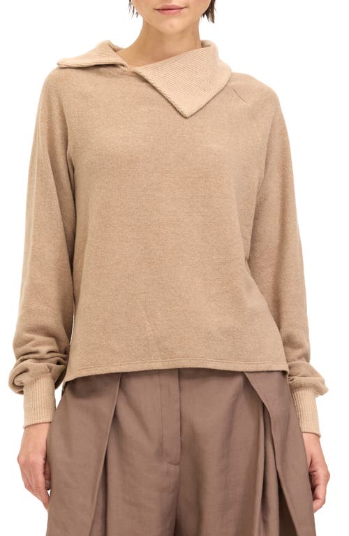 Project Social T Slow Morning Pullover In Camel
